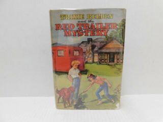 Vintage Trixie Belden And The Red Trailer Mystery By Julie Campbell 1950 Hb