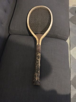 Vintage Antique Tennis Racket