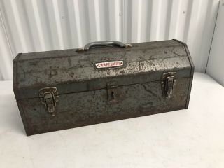 Craftsman Vintage Tombstone Hip Roof Tool Box Removable Tool Tray Caddy