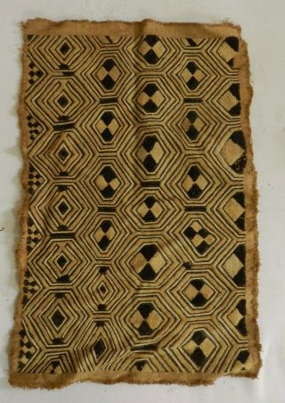 Vintage African Kuba Shoowa Congo Textile Cloth