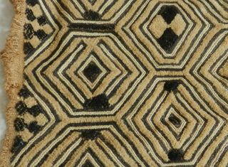 Vintage African Kuba Shoowa Congo textile cloth 3