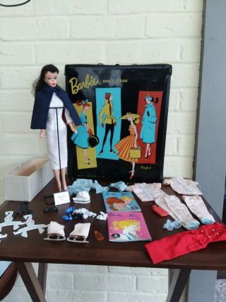 Vintage Barbie 1960s Nurse With Case And Accessories Mattel