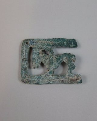 Ancient Luristan Bronze Ibex Plaque