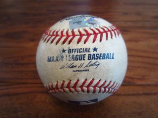 Brian Bogusevic Astros Game Single Baseball 4/27/2012 Hit 65 Vs Reds