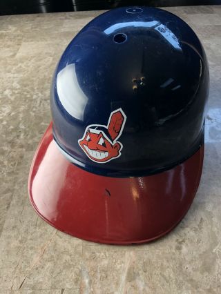 Cleveland Indians Baseball Chief Wahoo Batting Helmet Cap Hat - Jim Thome