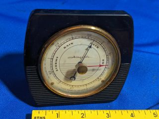 Antique Bakelite Airguide Barometer Vtg Retro Art Deco - Mid Century Modern Table