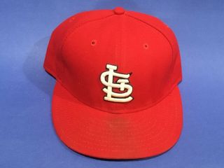 Mabry Size 7 1/4 2015 Cardinals Red Game Hat Cap Mlb Hologram