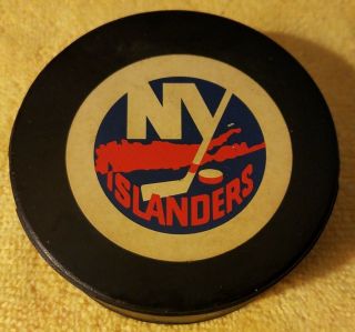 Vintage Cooper York Islanders Ny Official Game Puck Nhl