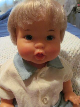 Vintage 1973 Ideal - Rub A Dub Baby Doll.  16 " Jointed Vinyl.  Rooted Hair - Guc