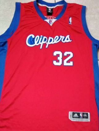 Vtg Los Angeles Clippers Blake Griffin 32 Adidas Nba Authentic Jersey L