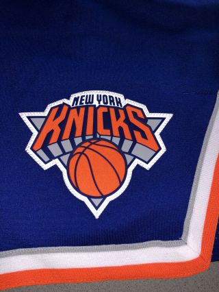 Michael Beasley York Knicks NBA Game Worn 8 (XL) Blue Shorts (STEINER) 2