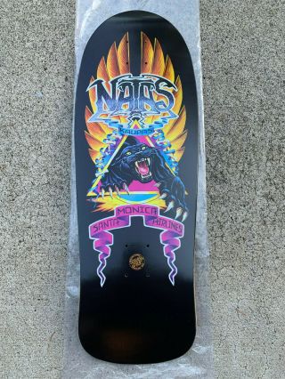 Sma Santa Cruz Natas Panther Skateboard Deck Featuring Jason Edmistin Art