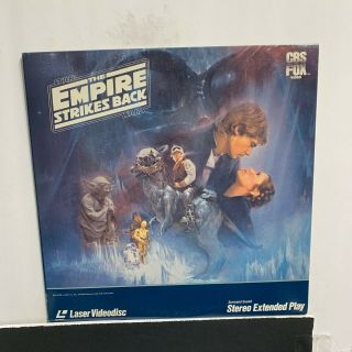 Vintage - Star Wars The Empire Strikes Back - Sci - Fi Laserdisc Video Disc