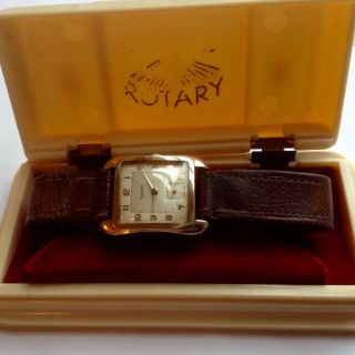 Vintage Rare Rotary Art Deco Gents Watch 15 Jewels Swiss Made As 984 Calibre