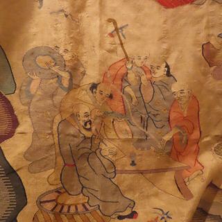 Antique Chinese Kesi Kossu Asian Textile Woven Silk Tapestry