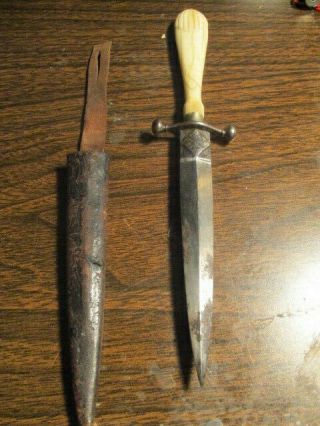 Antique Civil War Soldiers Spear Point Knife