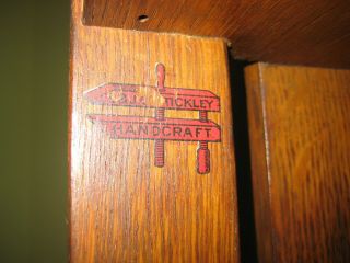 1907 - 1912 Vtg L & Jg Stickley Handcraft Bookcase Antique Arts & Crafts Mission