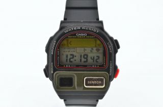 E321 Vintage Casio Blood Pressure Sensor Digital Watch Bp - 100 Jdm Japan 27.  1