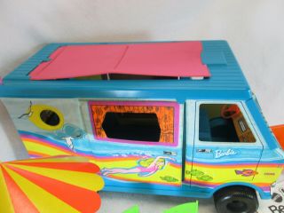 Vintage 1973 Mattel Barbie Beach Bus Play Set No.  7805