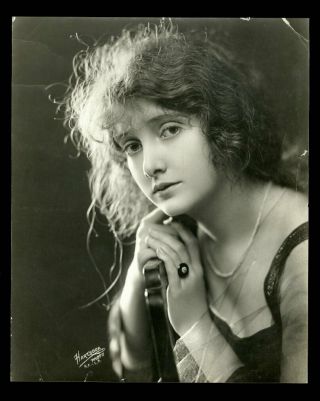 Vintage Silent Film Actress Studio Photograph 1920s Gloria Hope