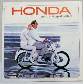 1965 Honda Motocycle Mini Brochure/folder