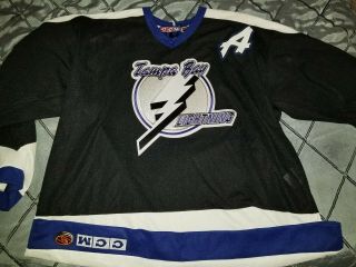 Pavel Kubina Tampa Bay Lightning Authentic Game Style Jersey Ccm Xl