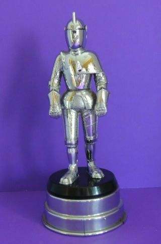 Unique Vintage Knight Medieval Armored Soldier Table Lighter 8 1/4 " Tall
