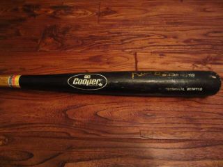 Kevin Bass 1980s Houston Astros Game Cooper Bat Signed Auto Giants Brewers