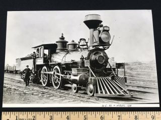 Minneapolis & St Louis Railway Railroad Locomotive No.  66 Antique Photo 6x9.  5