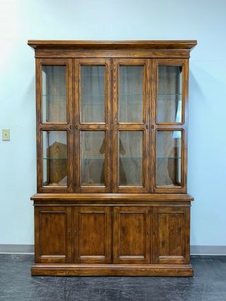 Henredon Artefacts Campaign Style China Cabinet