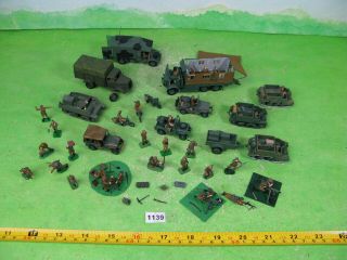 Vintage Airfix & Other Model Kits Ho Plastic Soldiers Command Centre Etc 1139