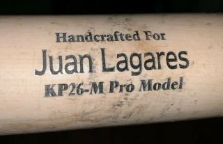 Mets Juan Lagares Game Personal Marucci Bat Cracked Heavy Use