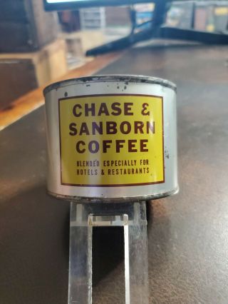 Vintage Chase & Sanborn Coffee Tin - Hotel / Restuarant Tin