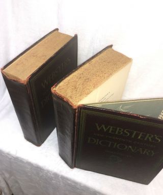 Vintage Webster ' s Twentieth Century English Dictionary Unabridged Vol 1&2 3
