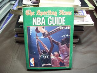 1981 - 82 Sporting News Nba (national Basketball Association) League Guide