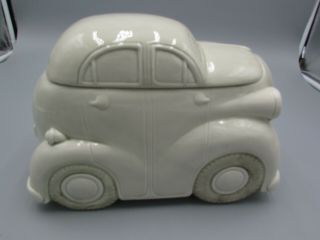 VINTAGE Fitz and Floyd 1978 Boy and Dog in Car with Flat Tire AUTO COOKIE JAR 3