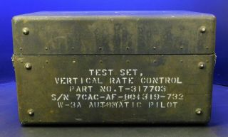 Vintage Case For Test Set W - 3a Automatic Pilot F - 94 Starfire