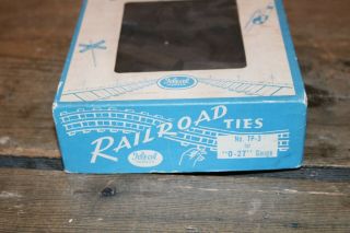 Vintage Ideal Models O - 27 Gauge Railroad Ties Tp - 3