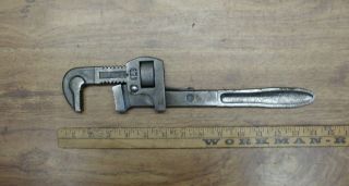 Old Tools,  Vintage 14 " All Steel Pipe Wrench,  Germany