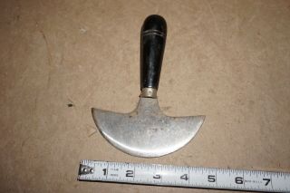 Vintage Cs Osborne Round Head Knife Leather Cutting Hand Tool Collectible Usa