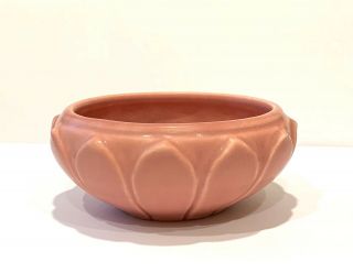 Antique Pink Rookwood Arts & Crafts 1929 Matte Glaze Bowl - 2128