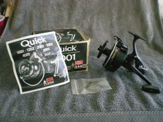 Highly Sought Vintage Dam Quick 4001 Spinning Reel Made In West Germany