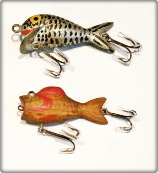 Very Rare Frank Young Minnow Lures Made In MO Circa 1950s 2
