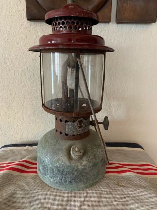 Vintage Camp Gas Lantern Agm American Gas Machine Model 2572