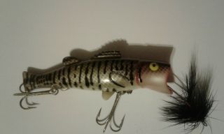Vintage Bug N Bass Lure - Fishing Bait With Fly