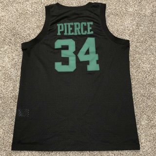Nike Paul Pierce Boston Celtics 34 Black Nba Baskeball Jersey Men 