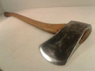 Vintage/restored Red Becon 461 4.  5lb Axe Hickory Handle Made In Germany