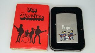 Beatles Collectable Zippo Lighter Beatles Playing 2006,