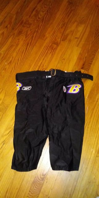 Baltimore Ravens Game Issued Pants Size 46 With Belt