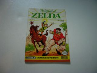 Vintage Nintendo Comics System Valiant The Legend Of Zelda.  2 Non Graded